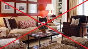 Ev mobilyaları yerleştirirken kaçınılmalıdır 7 en yaygın hatalardan.