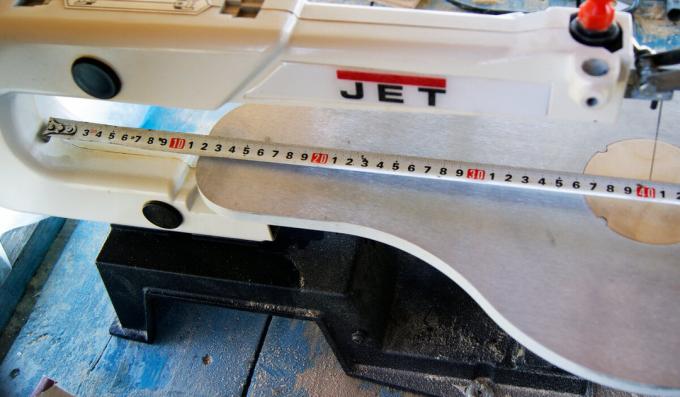 jig makinesi Jet çerçevenin testere bıçağının mesafe