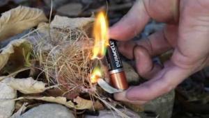 Nasıl bir ateş yakmak pilleri kullanılır?