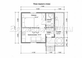 Tam olarak sizin ve aile gibi Kullanışlı ve kompakt 5x7 ev