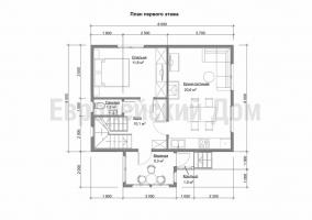 Veranda ile 8 x 8 en iyi projelerden biri sizi şaşırtacak