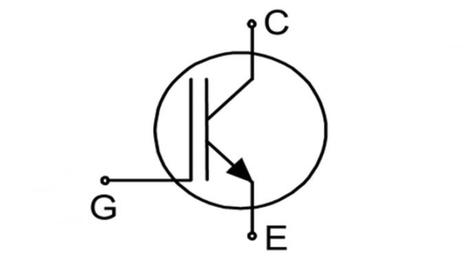 Piktogram transistor devreleri G - obtüratör, C-toplayıcı, e - yayıcı.