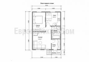 Ev size mükemmel bir plan düşünülmüş şaşırtmak 6X8!