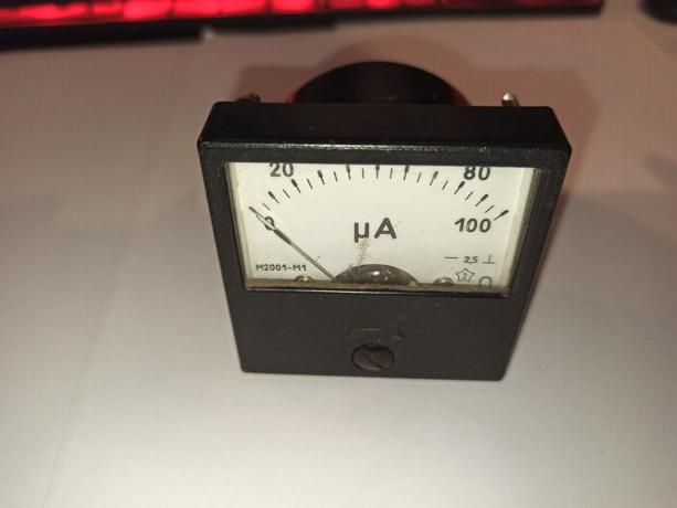 analog ampermetre